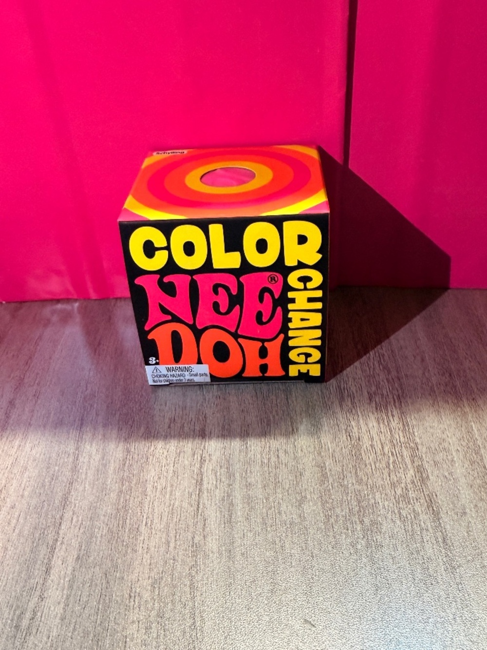Authentic Needoh Color Change-Pink Squishy